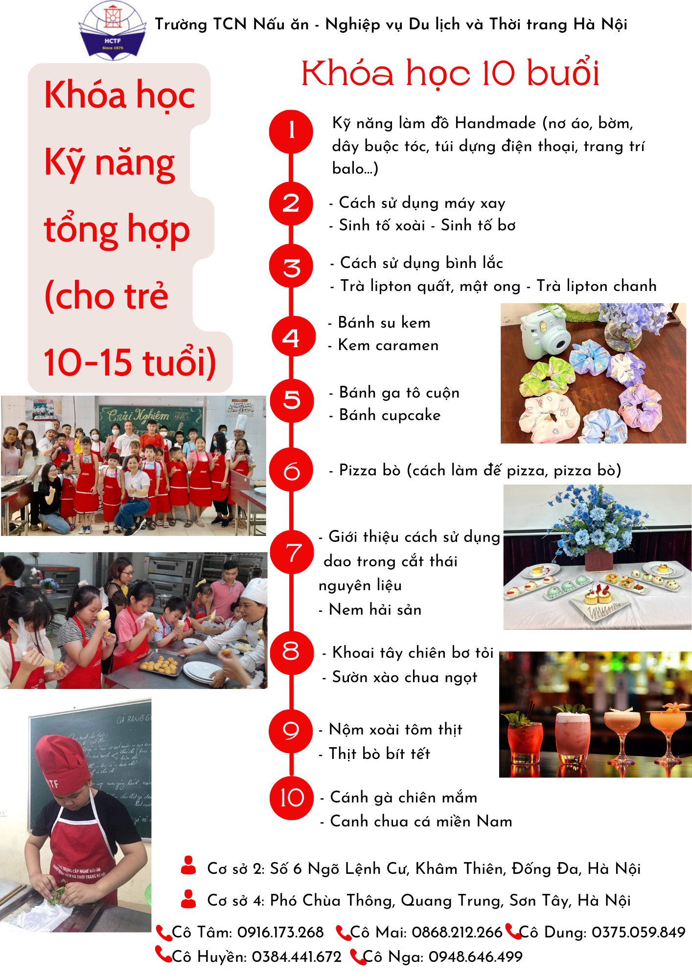 CHƯƠNG TRÌNH ĐÀO TẠO KỸ NĂNG TỔNG HỢP CHO TRẺ EM TỪ 10 - 14 TUỔI 