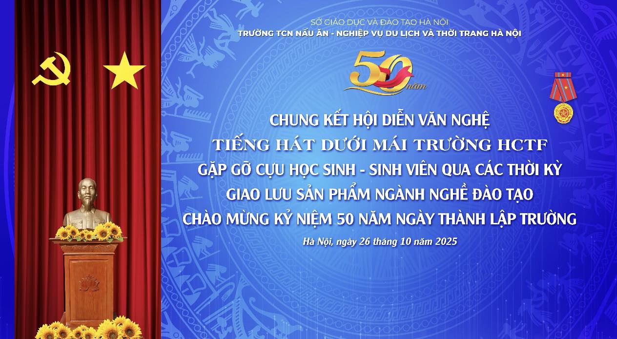  HỘI DIỄN VĂN NGHỆ “TIẾNG HÁT DƯỚI MÁI TRƯỜNG HCTF NĂM 2025”