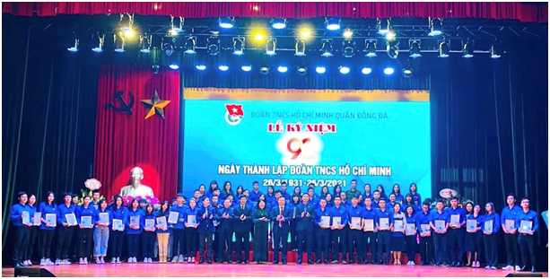 Văn nghệ kỷ niệm 90 năm ngày thành lập Đoàn (26/3/1931- 26/3/2021) - Quận Đoàn Đống Đa